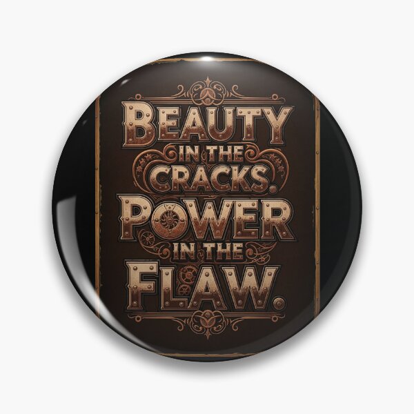 Item preview, Beauty in the Cracks Steampunk Quote Design designed and sold by Elizarfa.