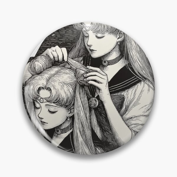 Item preview, Sailor Moon Braiding Her Own Hair  designed and sold by pastel.moonwave.