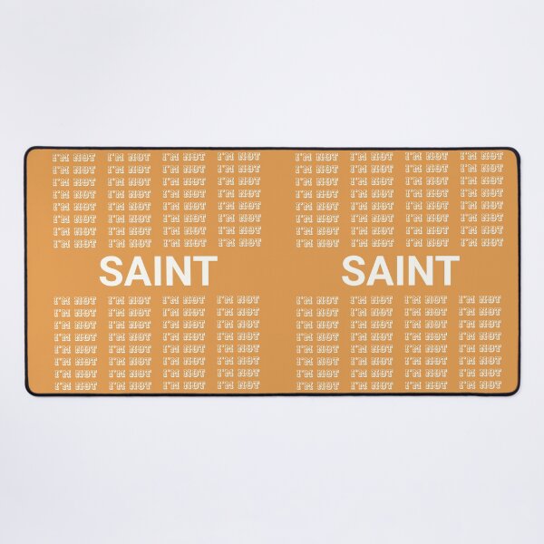 Item preview, I'm not... Saint– Playful Typography Art designed and sold by LoversEyes.