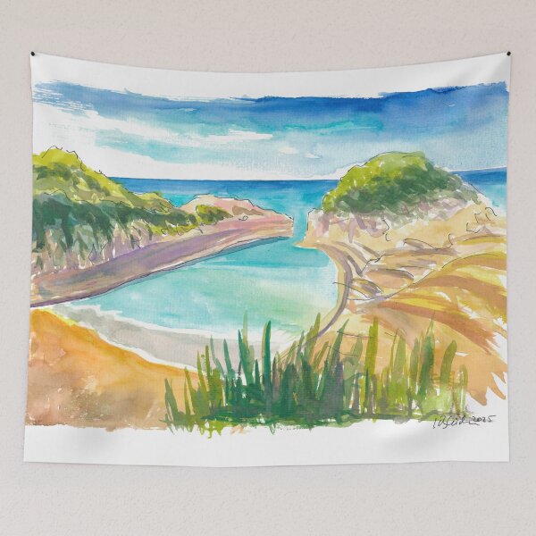 Item preview, Canal d'amour at Sidari in Corfu scene - Kanali tou Erota designed and sold by artshop77.