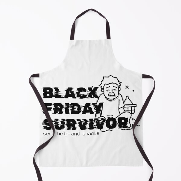 Item preview, Black Friday Survivor Funny Shopping T-Shirt – Send Help and Snacks designed and sold by Porankowo.