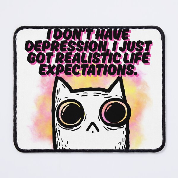 Item preview, Depression Cat designed and sold by MerchByPaticzek.