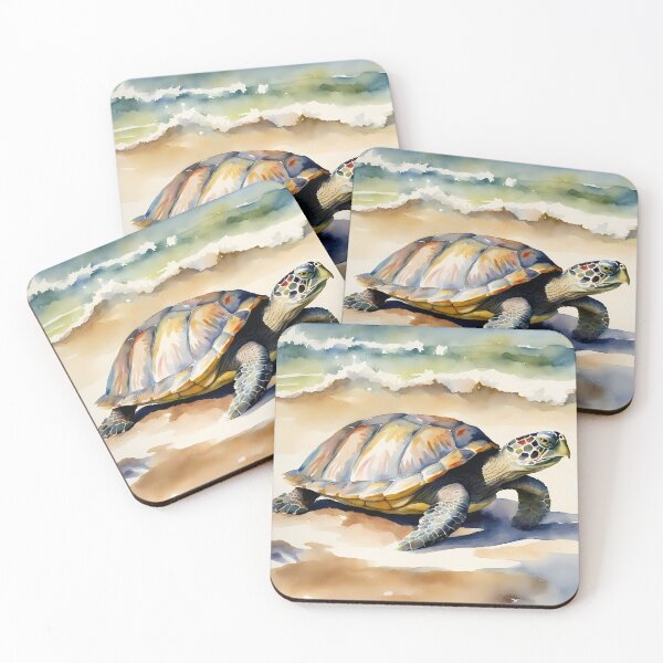 Item preview, Turtle with Waves designed and sold by CalmnessbyChoice.