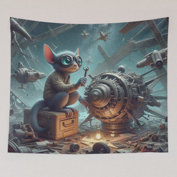 Item preview, The Little Scrapper of Satellites designed and sold by nikkolaus.