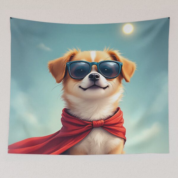 Item preview, Super Pup Vibes / Superhero Dog Design designed and sold by roxysnextgenart.