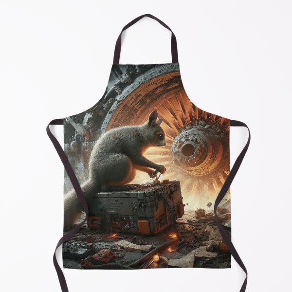 Item preview, Squirrel in the Engine Shop designed and sold by nikkolaus.