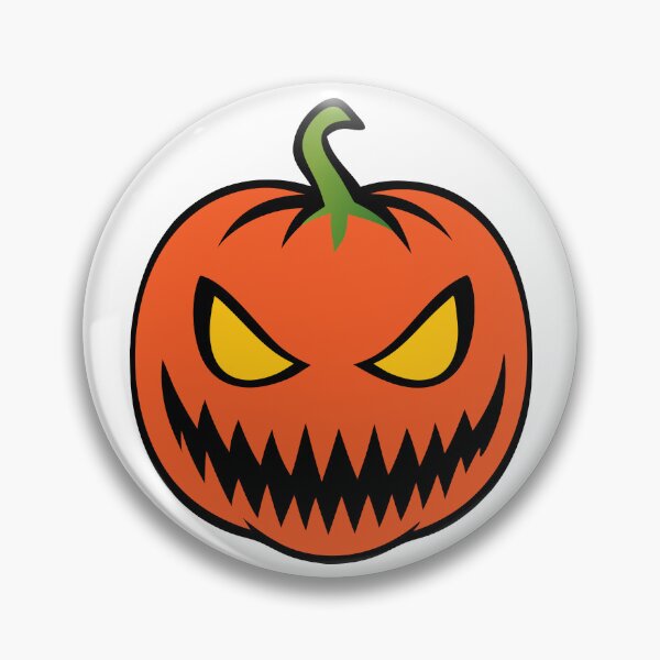 Item preview, Halloween Pumpkin with Scary Expression – Colorful Vector Illustration designed and sold by AFernandesDSG.