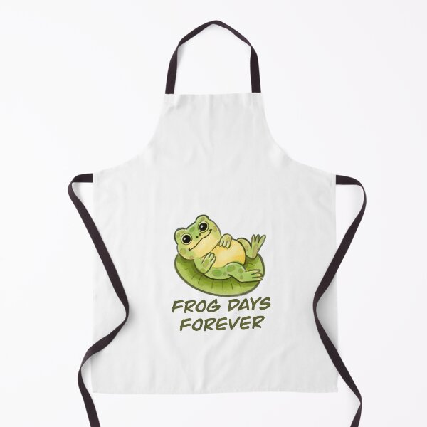 Item preview, Frog days forever - Cute relaxing frog on lily pad designed and sold by Lea-Cesca.