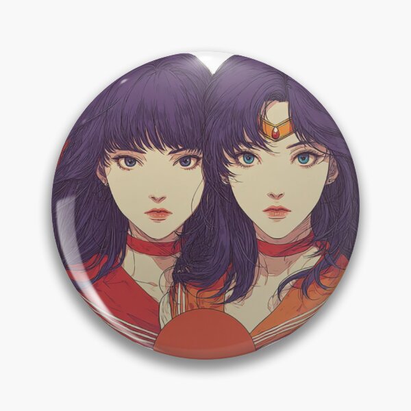 Item preview, Stylized Double Portrait in Triangle designed and sold by pastel.moonwave.