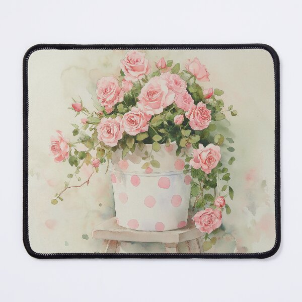 Item preview, Rambling Rose in Pail designed and sold by laurashawart.