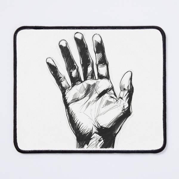 Item preview, Bold Hand Sketch Drawing in Black and White Style designed and sold by BogskyShop.