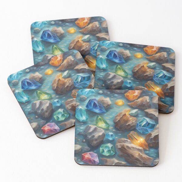 Item preview, Crystals on Ocean Floor designed and sold by CalmnessbyChoice.