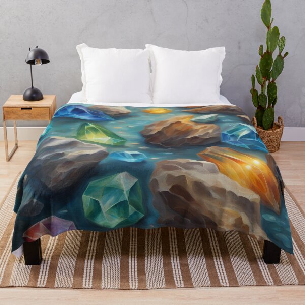 Item preview, Crystals on Ocean Floor designed and sold by CalmnessbyChoice.