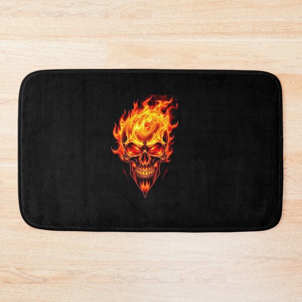 Item preview, Flaming Skull T-Shirt designed and sold by Rune-Designs.