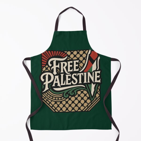 Item preview, Free Palestine — Keffiyeh Pattern with Flag Outline Graphic Design designed and sold by GirlyPopped.