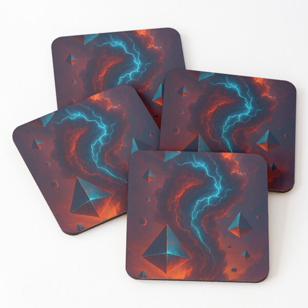 Item preview, Storm of the Geometric Realm designed and sold by AbstractAnom.