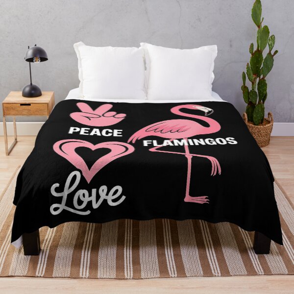 Artikelvorschau, Liebe Flamingos - Frieden, Liebe und Flamingos - Flamingo entworfen und verkauft von JansenGS.