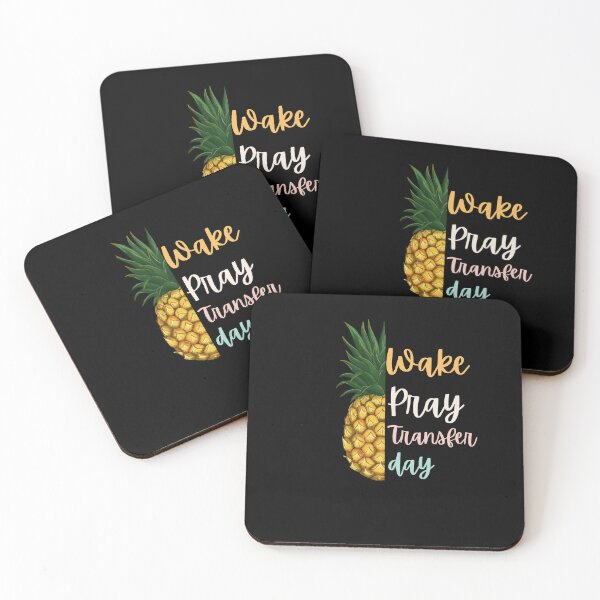 Item preview, Wake Pray Transfer Day IVF Christian cute pineapple designed and sold by snowry.
