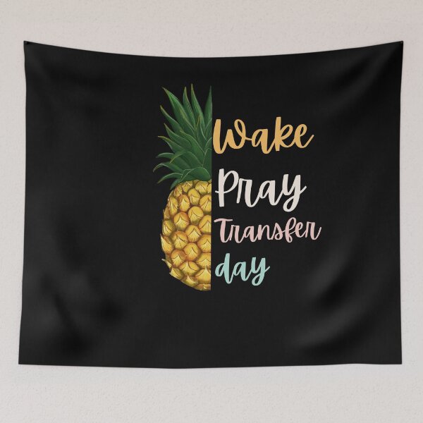 Item preview, Wake Pray Transfer Day IVF Christian cute pineapple designed and sold by snowry.