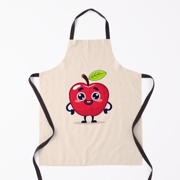 Item preview, Cute Apple Cartoon Character designed and sold by Mariia Berezhna.
