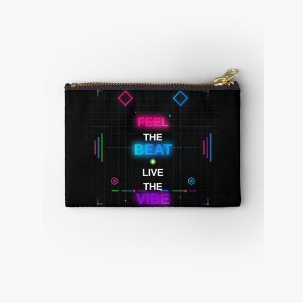 Item preview, Feel The Beat Live The Vibe - Techno Electronic Music Design designed and sold by Pickmash.