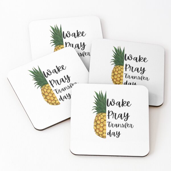 Item preview, Wake Pray Transfer Day cute IVF Christian pineapple designed and sold by snowry.