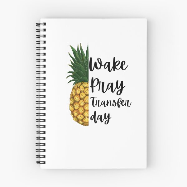 Item preview, Wake Pray Transfer Day cute IVF Christian pineapple designed and sold by snowry.