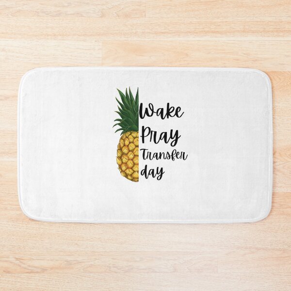 Item preview, Wake Pray Transfer Day cute IVF Christian pineapple designed and sold by snowry.