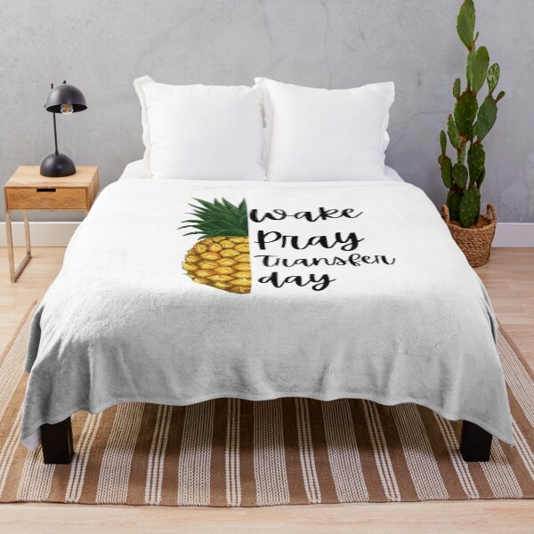 Item preview, Wake Pray Transfer Day cute IVF Christian pineapple designed and sold by snowry.