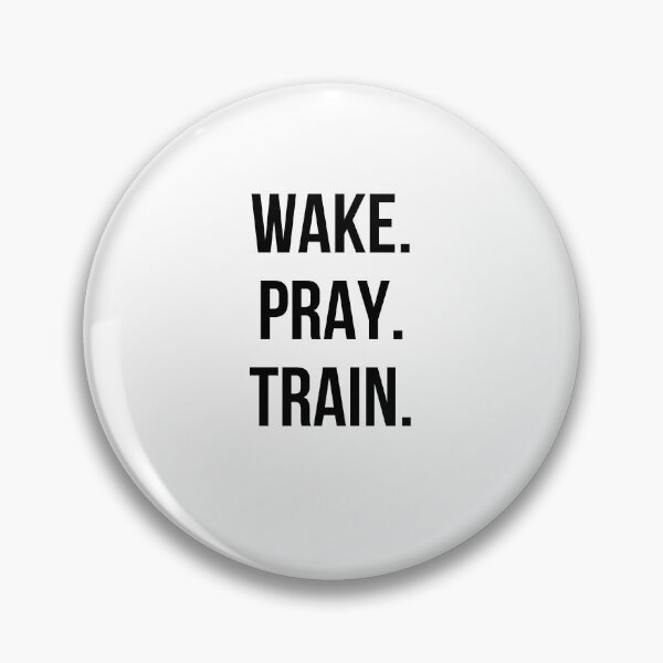Item preview, Wake. Pray. Train. body building Christian Faith workout designed and sold by snowry.
