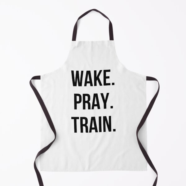 Item preview, Wake. Pray. Train. body building Christian Faith workout designed and sold by snowry.
