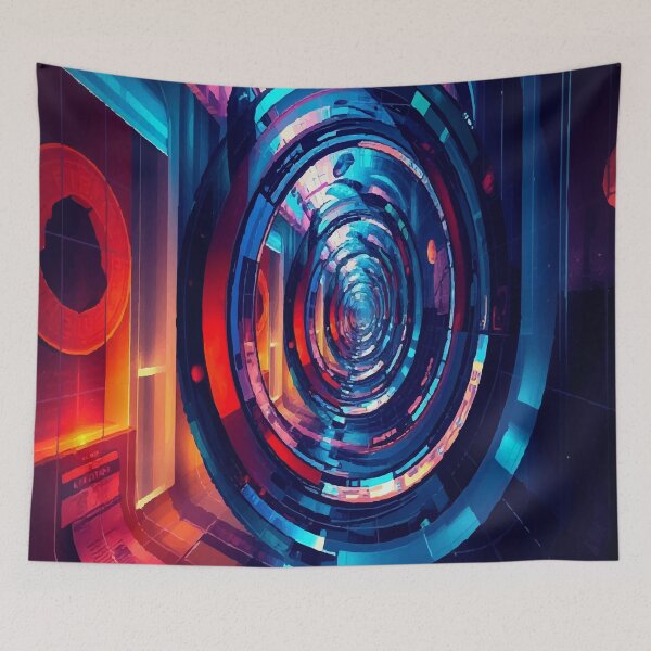 Item preview, Corridor of the Infinite Circuit designed and sold by AbstractAnom.