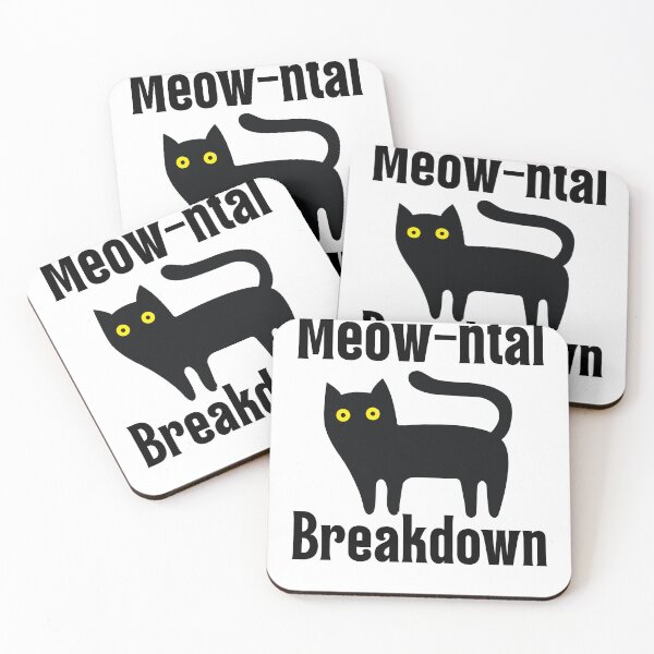 Item preview, Meow-ntal Breakdown designed and sold by MerchByPaticzek.