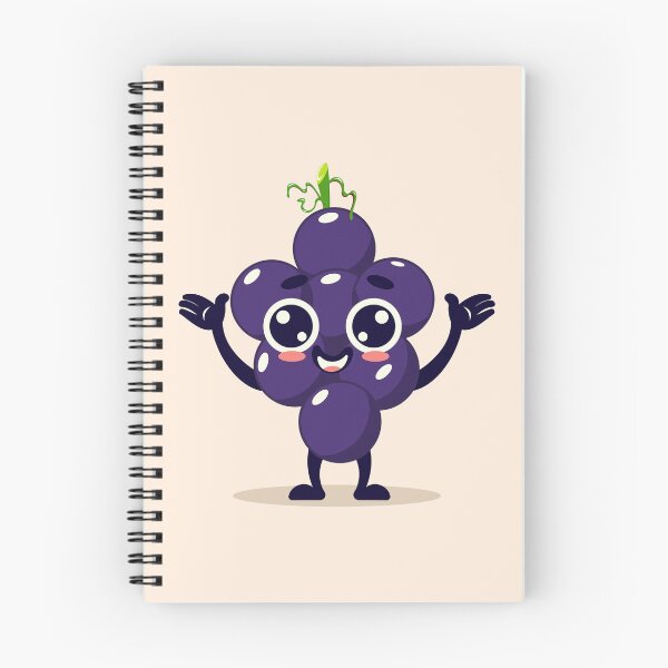 Item preview, Cute Grape Cartoon Character designed and sold by Mariia Berezhna.