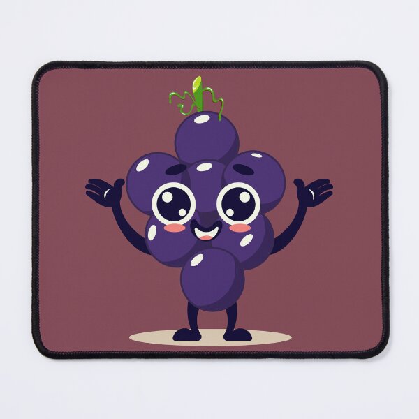 Item preview, Cute Grape Cartoon Character designed and sold by Mariia Berezhna.
