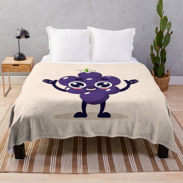 Item preview, Cute Grape Cartoon Character designed and sold by Mariia Berezhna.