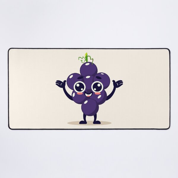 Item preview, Cute Grape Cartoon Character designed and sold by Mariia Berezhna.