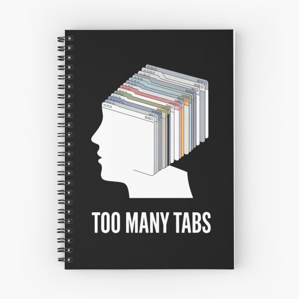 Item preview, Too Many Tabs designed and sold by SignumShop.