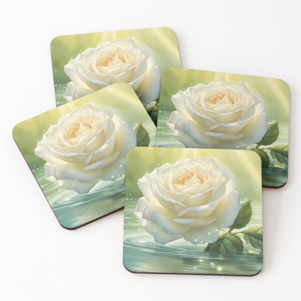 Item preview, White Floating Rose designed and sold by CalmnessbyChoice.