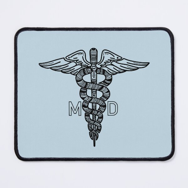Item preview, MD - Staff of Caduceus designed and sold by Mostly Medical.