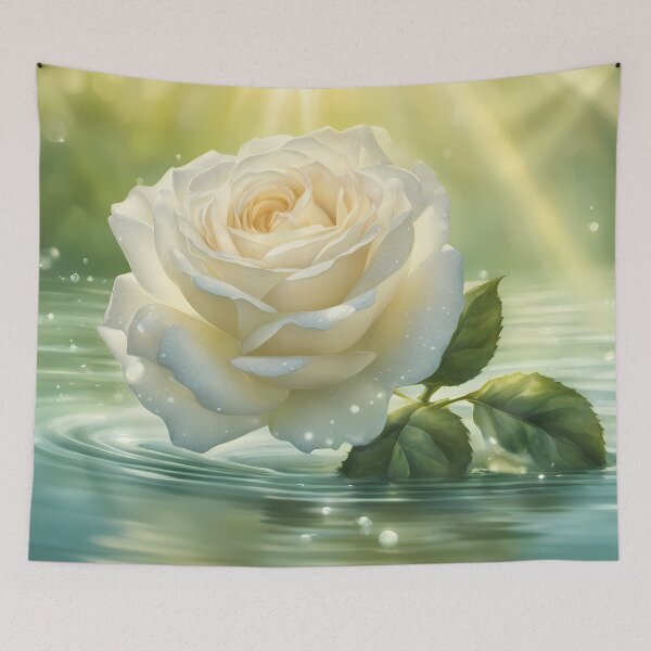 Item preview, White Floating Rose designed and sold by CalmnessbyChoice.