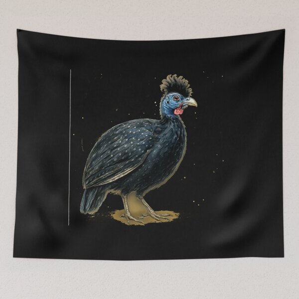 Item preview, Crested guinea fowl (Guttera sp.) designed and sold by Helios Be. Lavsh.