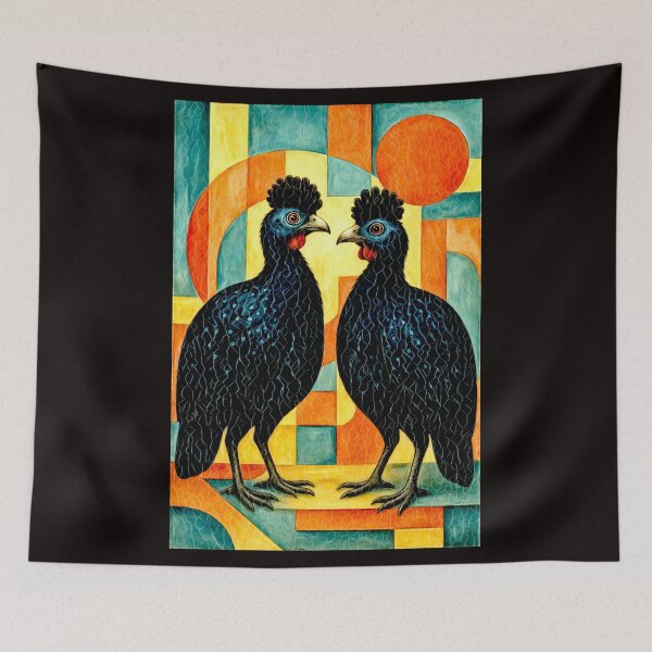 Item preview, Crested guinea fowl (Guttera sp.)#2 designed and sold by Helios Be. Lavsh.