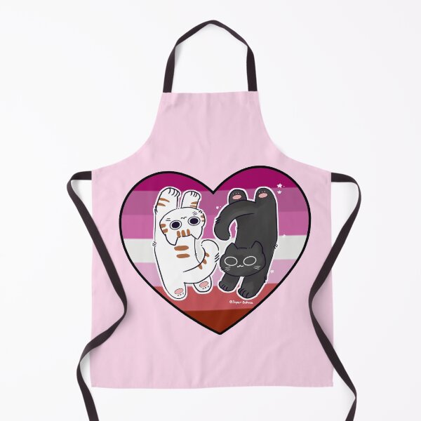 Item preview, Kittens with pride and lesbian flag designed and sold by LaSuperBabosa.