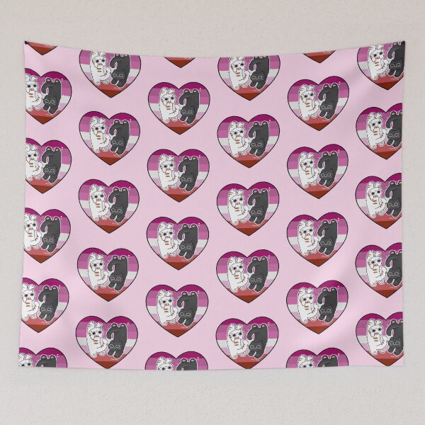 Item preview, Kittens with pride and lesbian flag designed and sold by LaSuperBabosa.