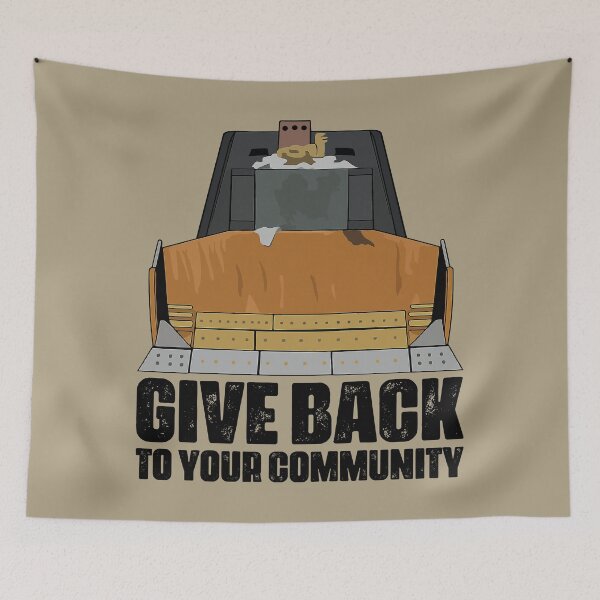 Item preview, Killdozer: Give Back to Your Community (front view) designed and sold by muskitt.