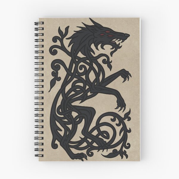 Item preview, Dread Wolf Knotwork designed and sold by Eolasesayelan.