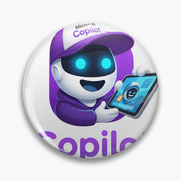 Item preview, Fun Microsoft Copilot AI App Logo  designed and sold by Unique D-zine.