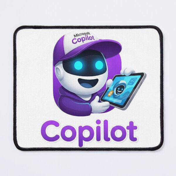 Item preview, Fun Microsoft Copilot AI App Logo designed and sold by Unique D-zine.