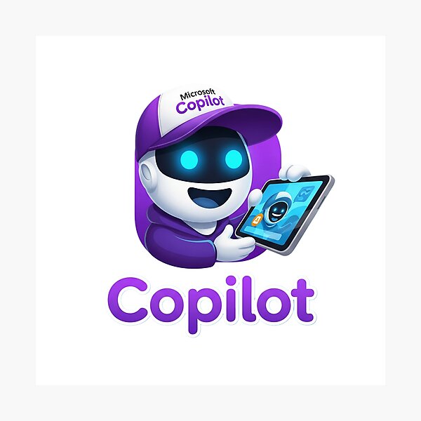 Item preview, Fun Microsoft Copilot AI App Logo  designed and sold by Unique D-zine.